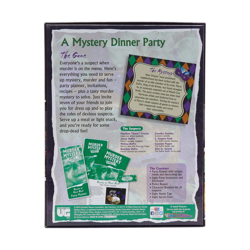 Mystery Party Murder at Mardi Gras