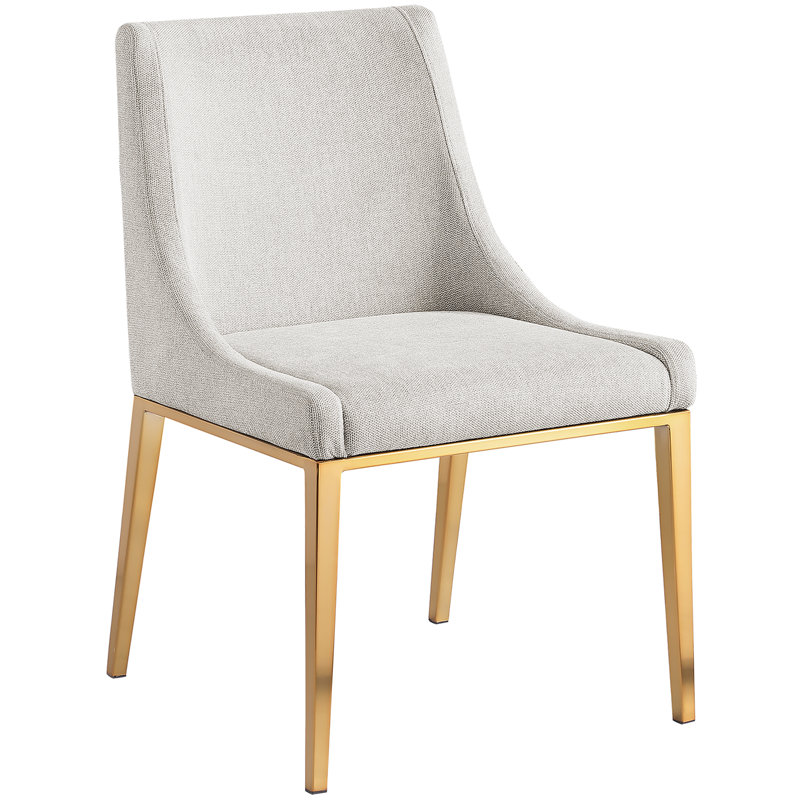 Chaise Kizi, Tissu en polyester beige