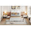 Grand lit plateforme avec 2 grands tiroirs