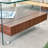 Modern Two-Tier Square Coffee Table with Stylish Design and Practical Storage