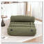 Chaise de plancher ajustable, canapé en velours côtelé avec sangles réglables-1250621204