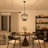 Allis 4 - Light Steel Dimmable Geometric Lantern Dining Room Chandelier-2116544595