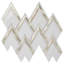 VZAG By Vanessa Deleon 13.20" x 16.92" Marble Mosaic Tile-381345950
