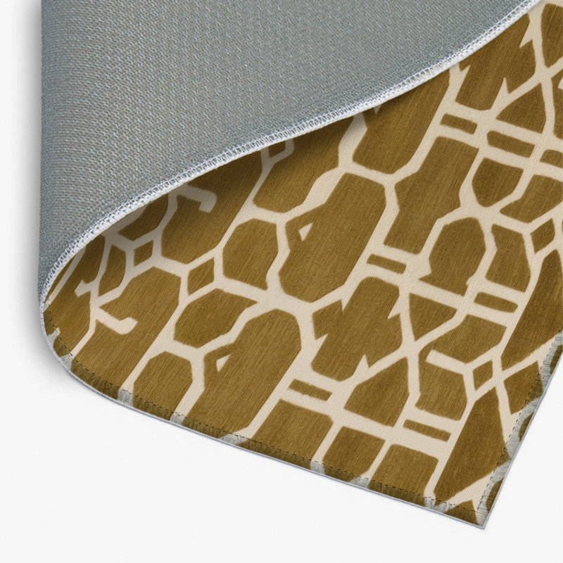 Tapis brun intérieur et extérieur Trellis, Rectangulaire 2 pi x 3 pi
