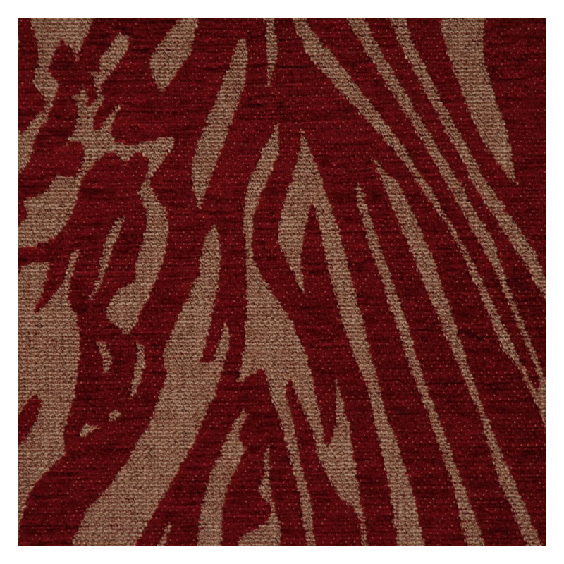 Tissu abstrait Allure, Red/Beige