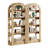 70.87" H 5-Tier Arched Bookcase-835662214-809167696