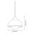 Modern Natural Stone And Wood Pendant Light