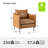 Paolo Faux Leather Armchair with Unique Arms-135881364