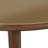Lowman Walnut And Glass Round Coffee Table
