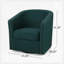 CHAISE PIVOTANTE, garniture cloutée-1961712380