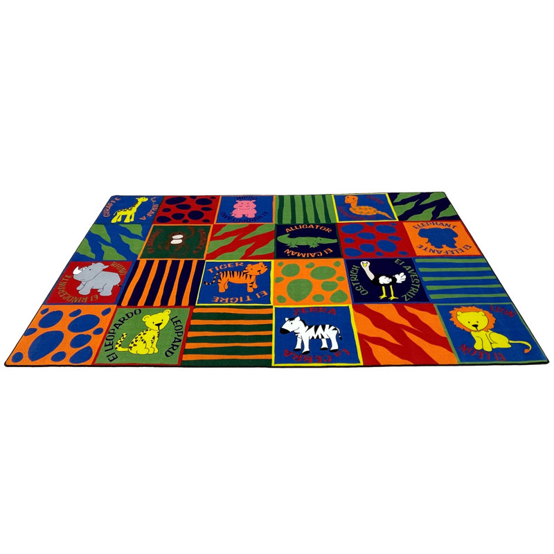 Tapis bicolore, Rectangle 4 pi x 6 pi