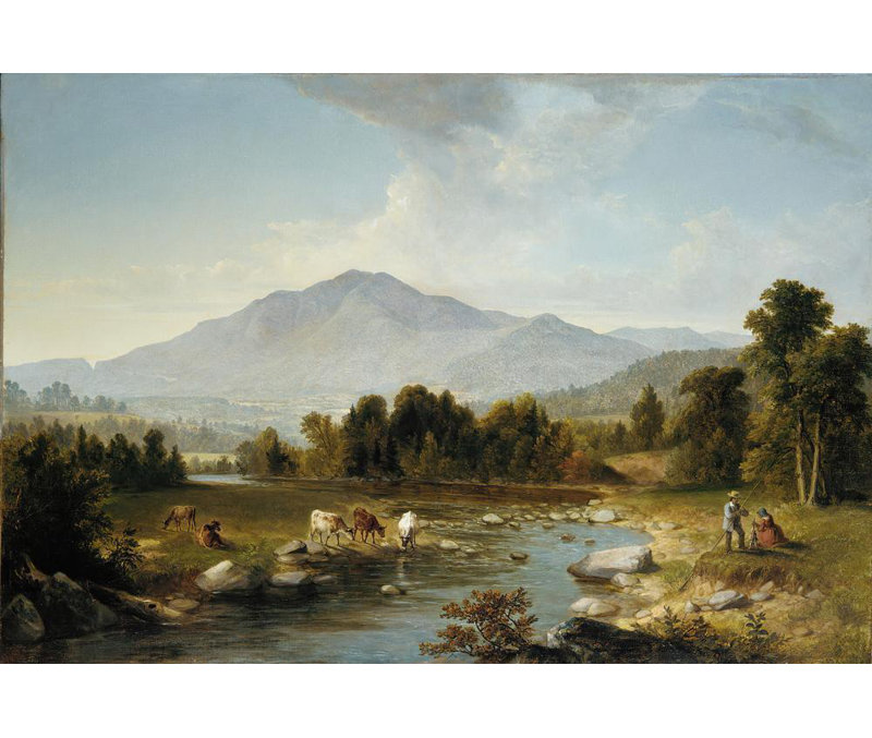 «High Point; Shandaken Mountains» par Asher Brown Durand - Art mural sur toile tendue avec châssis, H 48 po x l 33 po