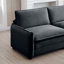 Velours côtelé gris pour 3 personnes - Un mélange parfait de style et de confort, tissu doux, design ergonomique, différents types de pièces, emplacements de sièges, solution confortable élégante, mousse à mémoire de forme à double couche,