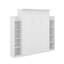 Grand lit escamotable avec tablettes et DEL-1446772048