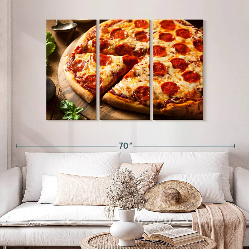 Yerlin, pizza Pepperoni fraîche, H 32 po x l 50 po