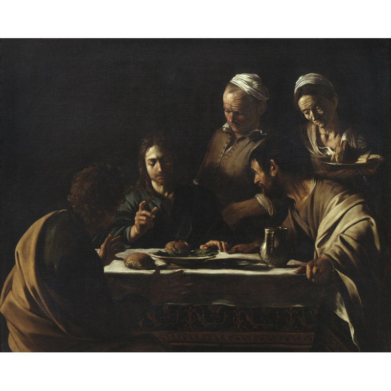 Souper à Emmaüs, H 19 po x l 24 po