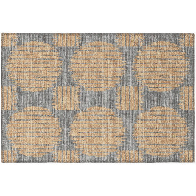 Volkard Chenille Washable Geometric Rug