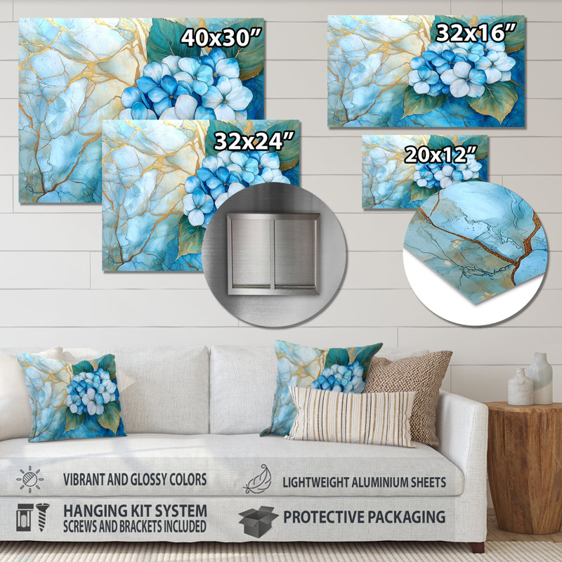 Agate Symphony Of Mums Flowers II - art mural floral en métal, impression de maman, H 12 po x l 20 po x P 0,84 po