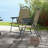 Folding Patio Chairs, Set Of 4 Sports Chairs For Adults, Camping Chairs With Armrests, Breathable Mesh Fabric Seat For Lawn, Beige-942398356
