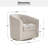 Amiir Swivel Barrel Chair Built-in Pocket Spring-620851589