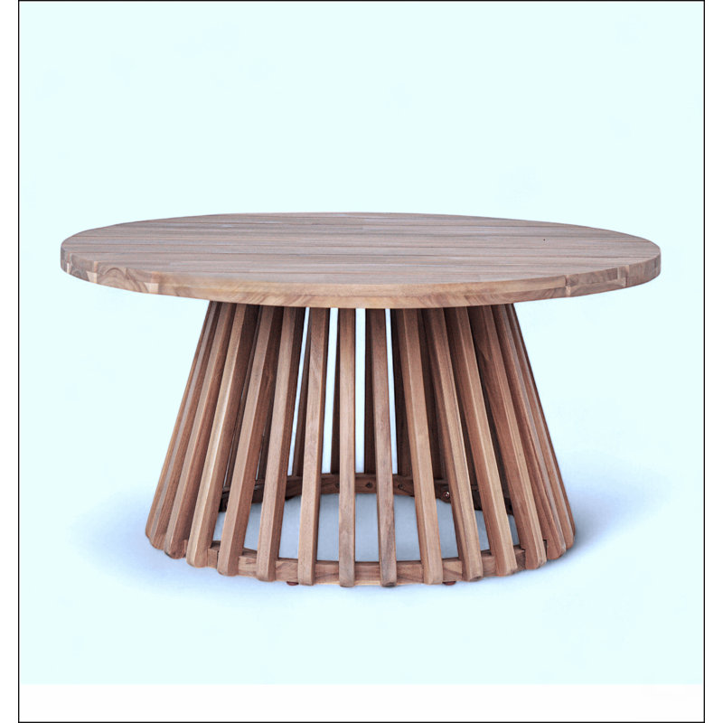 Table basse en bois d'acacia
