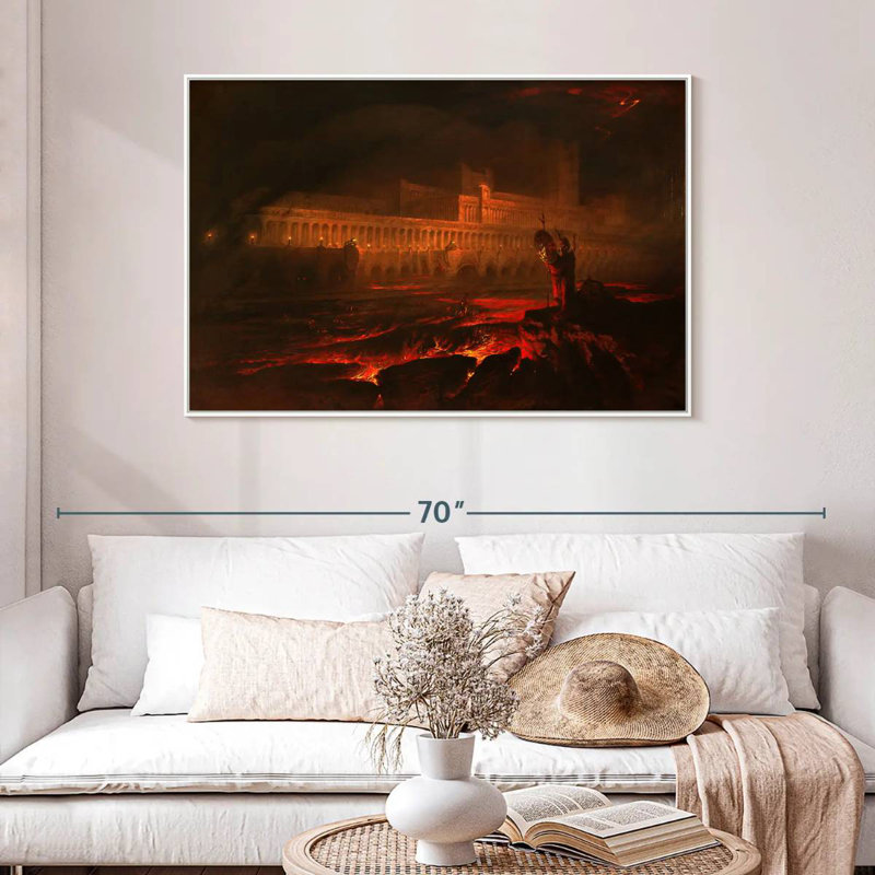 Le Pandemonium, Floating Frame White, 46 po x 31 po