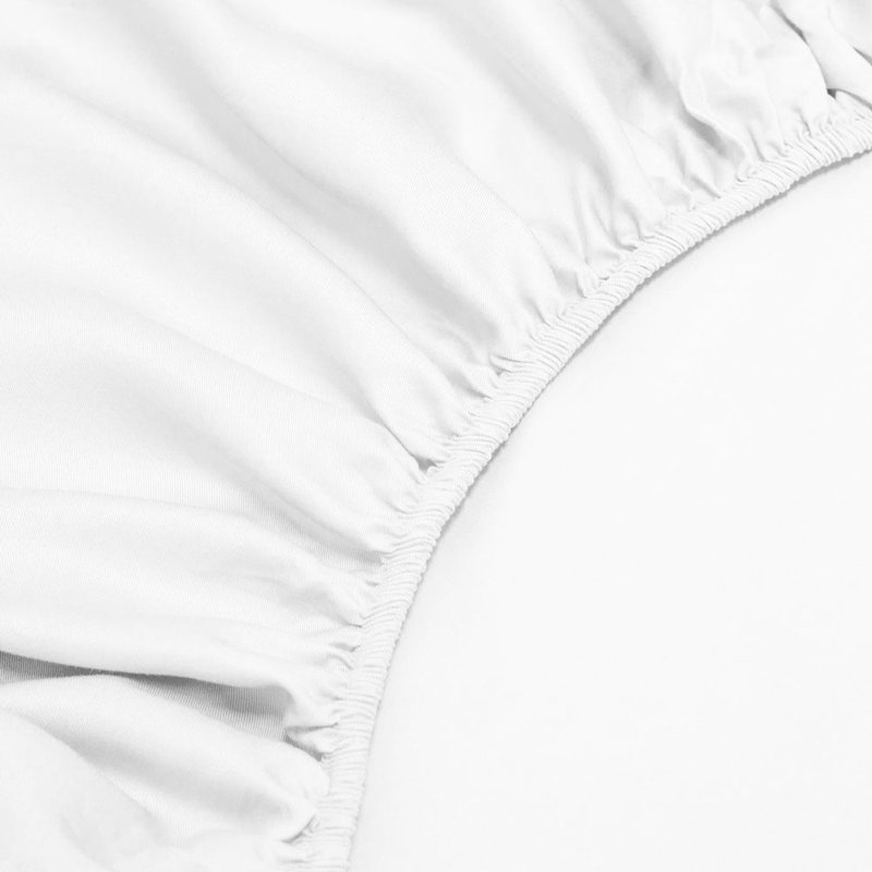 Bambou 4 pièces Ensemble de draps, Ensemble de draps pour grand lit de 4 pièces, Blanc