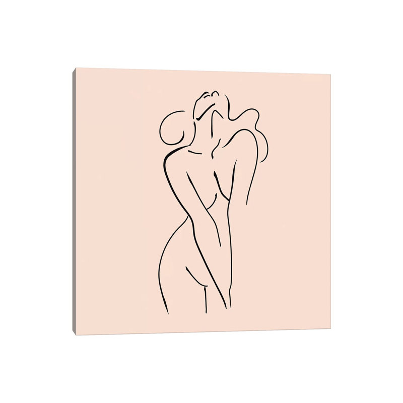 Femme №3 Square by Blek Prints - Wrapped Canvas Gallery-Wrapped Canvas Giclée, 45.72 cm H x 45.72 cm W