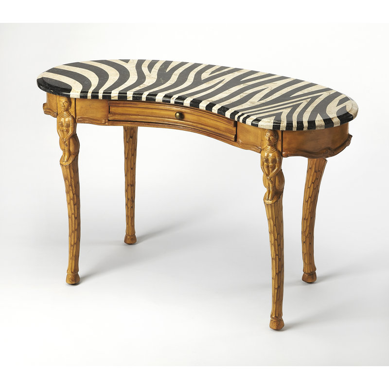 Luisa Fossil Stone Writing Desk