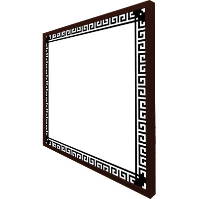 Baugus Greek Key Border Frame 1 Piece Single Picture Frame Wall Art