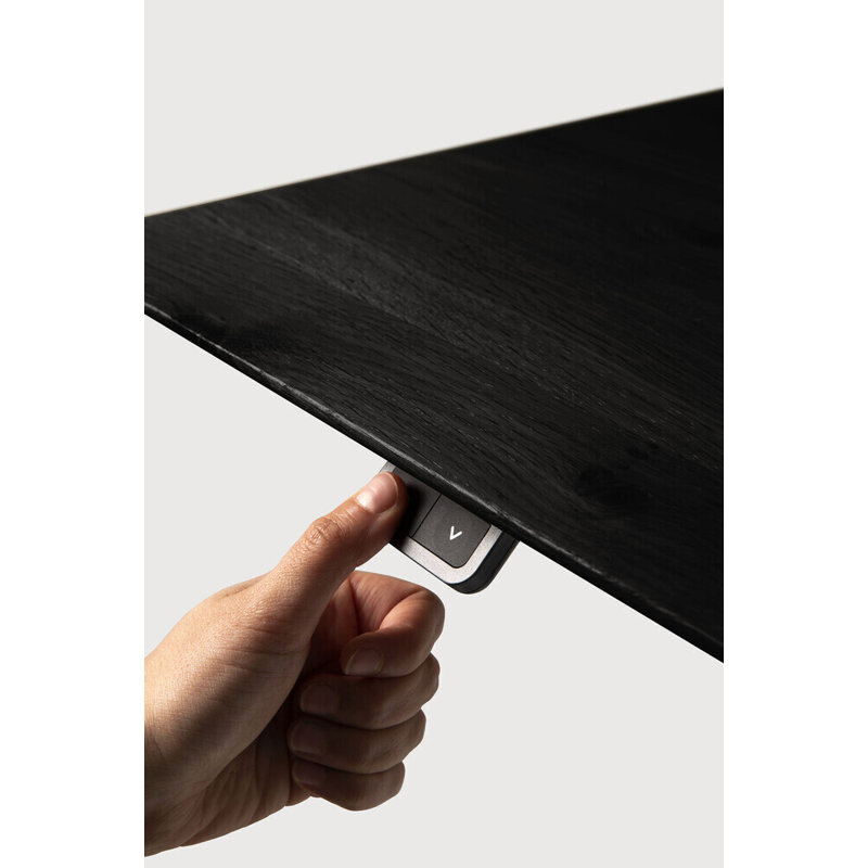 Bok Standing Desk, Black, 29.9" H x 55.1" W x 28.3" D