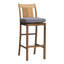 Croquet 24.5" Patio Bar Stool with Cushion-2129069838-2129069235-2129122556