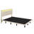 Floating Bed With Sensor LED Lights And Height-Adjustable Headboard, Vertical Channel Design-1409784922-1409784916