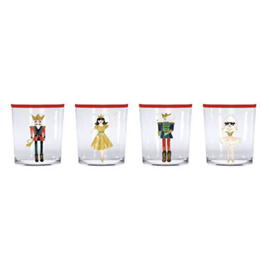 Icon Juice Glasses, Set of 4