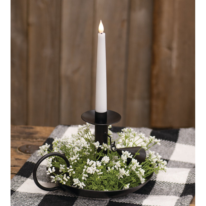 Porte-fuseau noir en métal avec renifleur