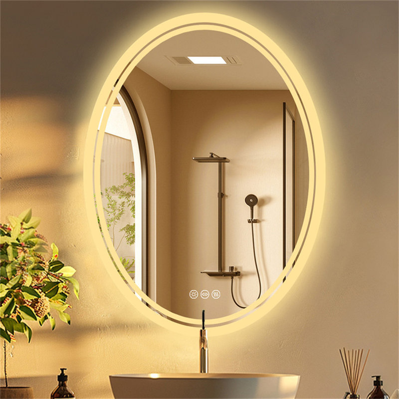 Alayyan Flat Wall Mirror, 80 H x 60 W