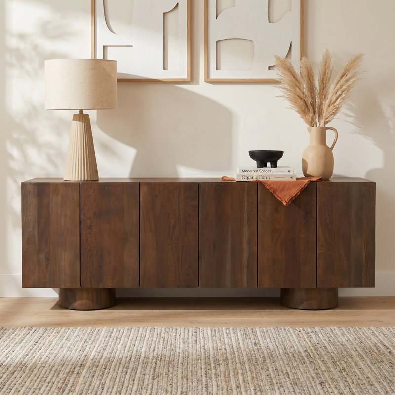 Nisha Hadley 90'' Solid Wood Sideboard