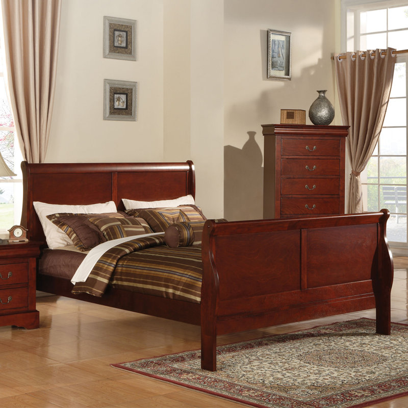 Lit simple, Brun, Grand