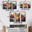 «Cubic Los Angeles Skyline - Los Angeles», art mural-1069872097-1069872099