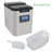 NutriChef 33 lb. Daily Production Cube Clear Ice Portable Ice Maker