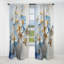 Boubacar - Rideau Violets - Rideau occultant à motif floral - 1 panneau-912998629