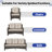 2-Piece Outdoor Deep Seat Cushion Set (4" Thick) - Fade-Resistant Olefin Fabric-51979984-51979987