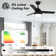 Vaczon 42" 3 - Blade Modern Ceiling Fan with Light Kit and Pull Chain