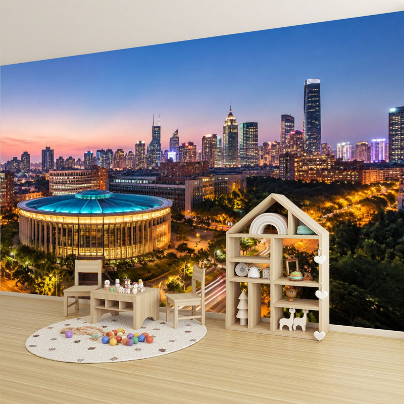 Papier peint adhésif auto-adhésif moderne pour la chambre à coucher L 69 po x l 96 po Peel and Stick, L 68,88 po x l 96 po