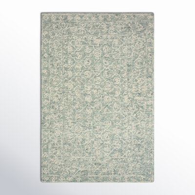 Millcreek Handmade Wool Ocean/Ivory Rug