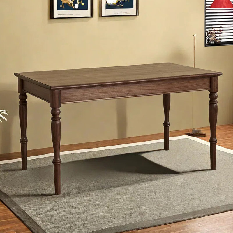 American modern rectangular dining table, 30.31"H x 70.86"L x 33.46"W