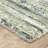 Delfine Distressed Stripe Blue/ Green Area Rug-1724125583