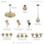 Lustre suspendu 5 lumières Aliane-967613977