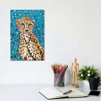 Queen Cheetah by Jodi Augustine - Wrapped Canvas Print
