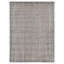 Tapis abstrait en laine tissé à la main 8 pi x 10 pi gris et brun clair